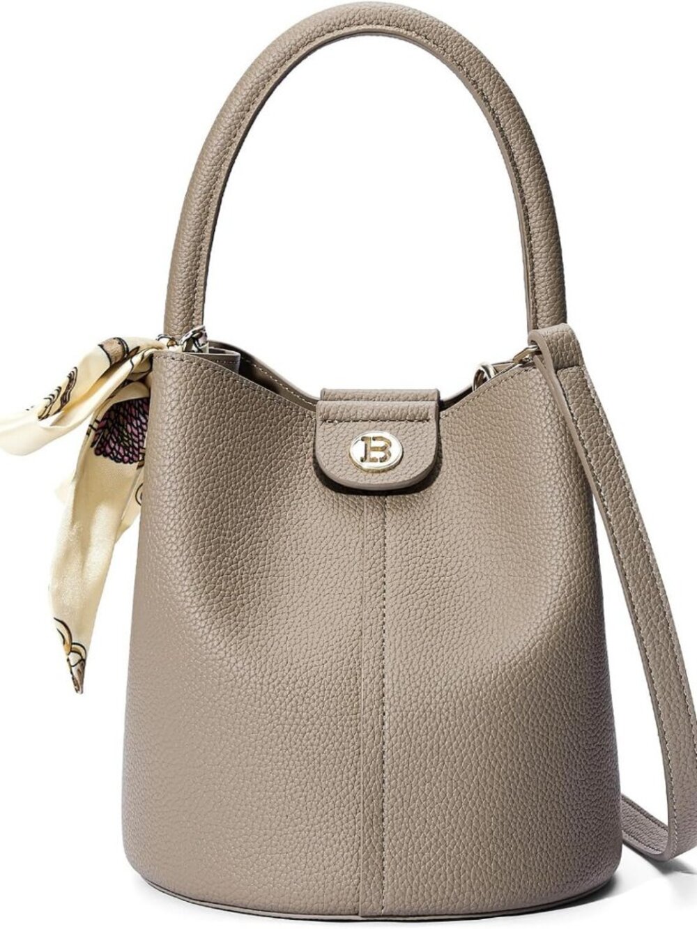 Stylish Vegan Leather Small Crossbody Bucket Bag for Women - Chic & Versatile